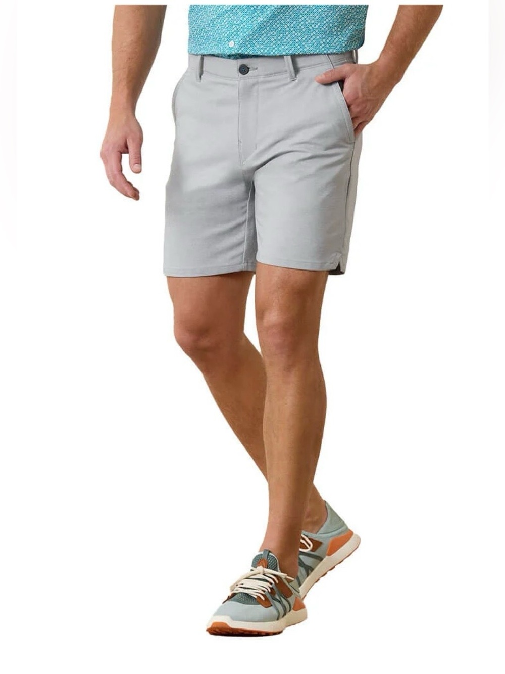 Tommy Bahama Mens On Par Golf Shorts 8" Color Harbor Mist Size 35